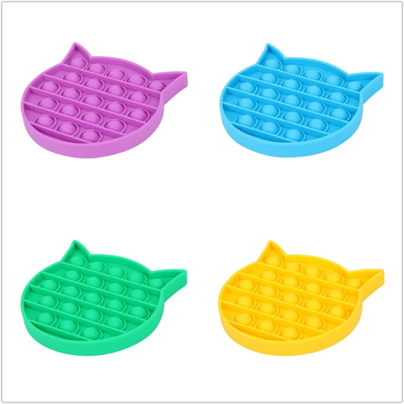 

N-02 Push Pop Bubble Fidget Sensory Tool Kids Adults Popper Stress Anxiety Relief Autism Special Needs Child Table Toys