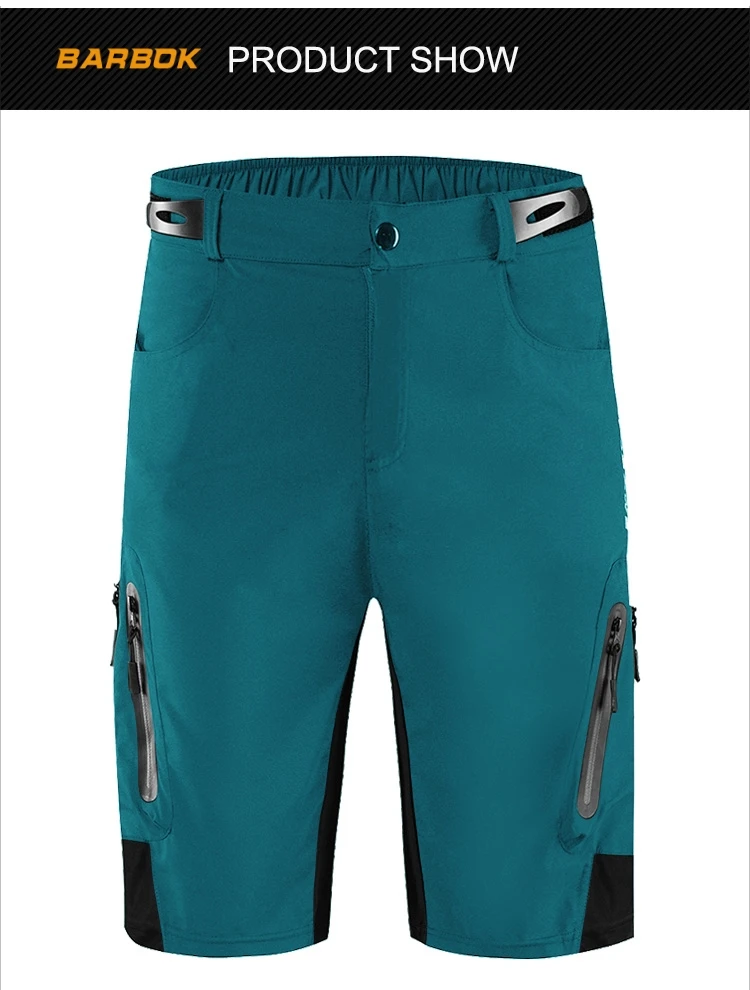 WOSAWE Riding Motorcycle Shorts Beach Downhill MTB Biker Sports Leisure Pants Reflective Motorbike Moto Cycling Shorts Pants