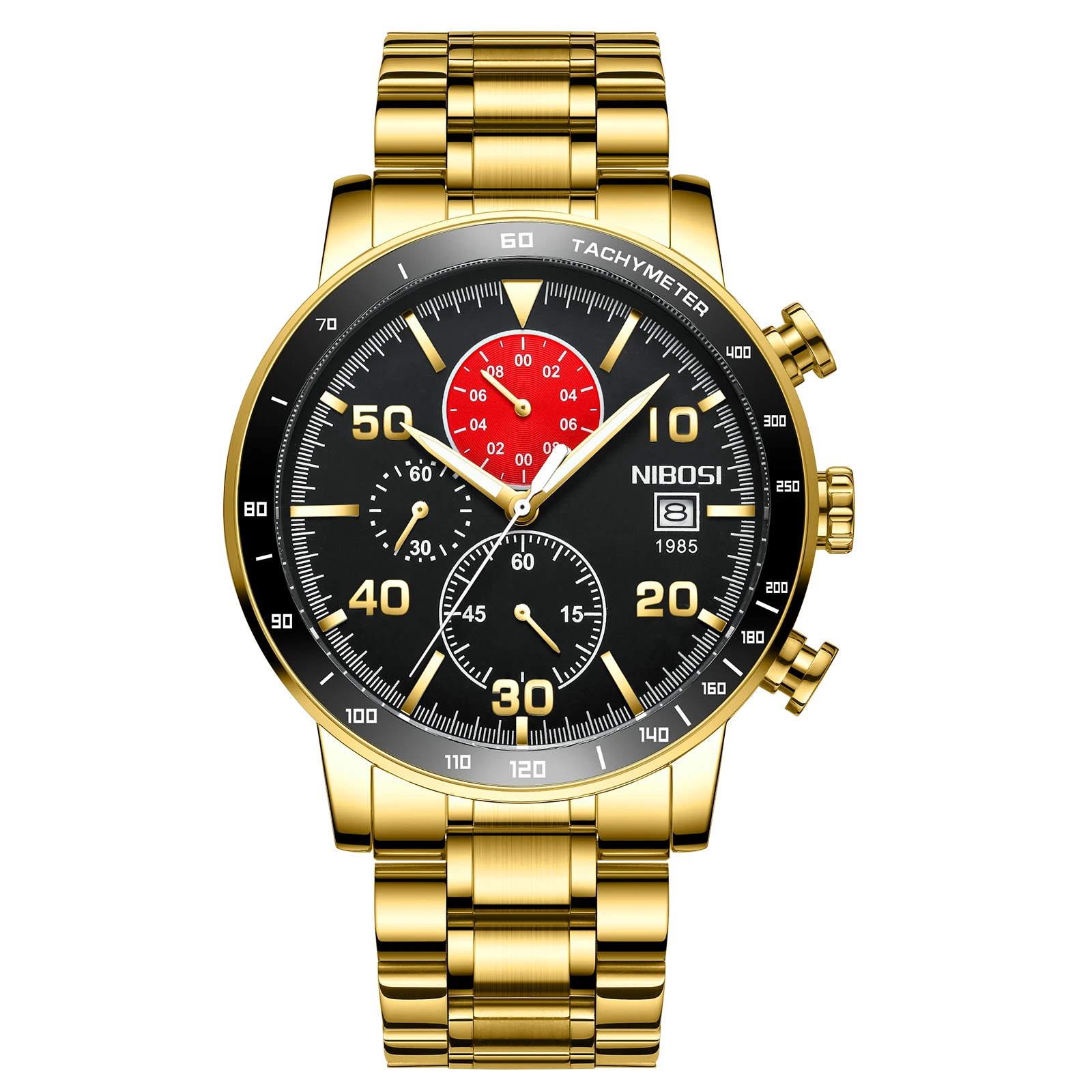 

NIBOSI Leather VIP 2 Fashion Mens Watches Top Brand Luxury Sports Military Quartz Watch Men Relogio Masculino