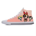 Кроссовки женские и мужские с высоким верхом, аниме мультяшный манга, милая забавная Повседневная Тканевая обувь с 3D принтом, дышащие сникерсы