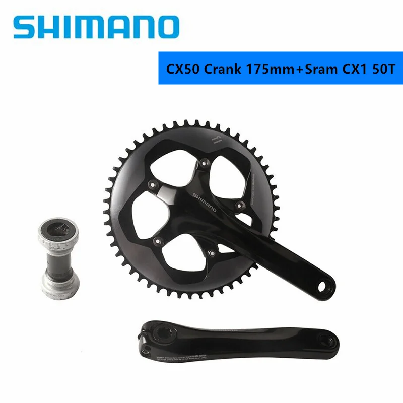 Shimano CYCLOCROSS FC CX50 175 мм CX1 50T 1x10 скорость CX шоссейный велосипед кривошипная система с