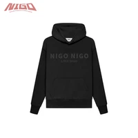 nigo kids 3 14 year old printed hooded plus velvet sweatshirt coat clothes nigo38459
