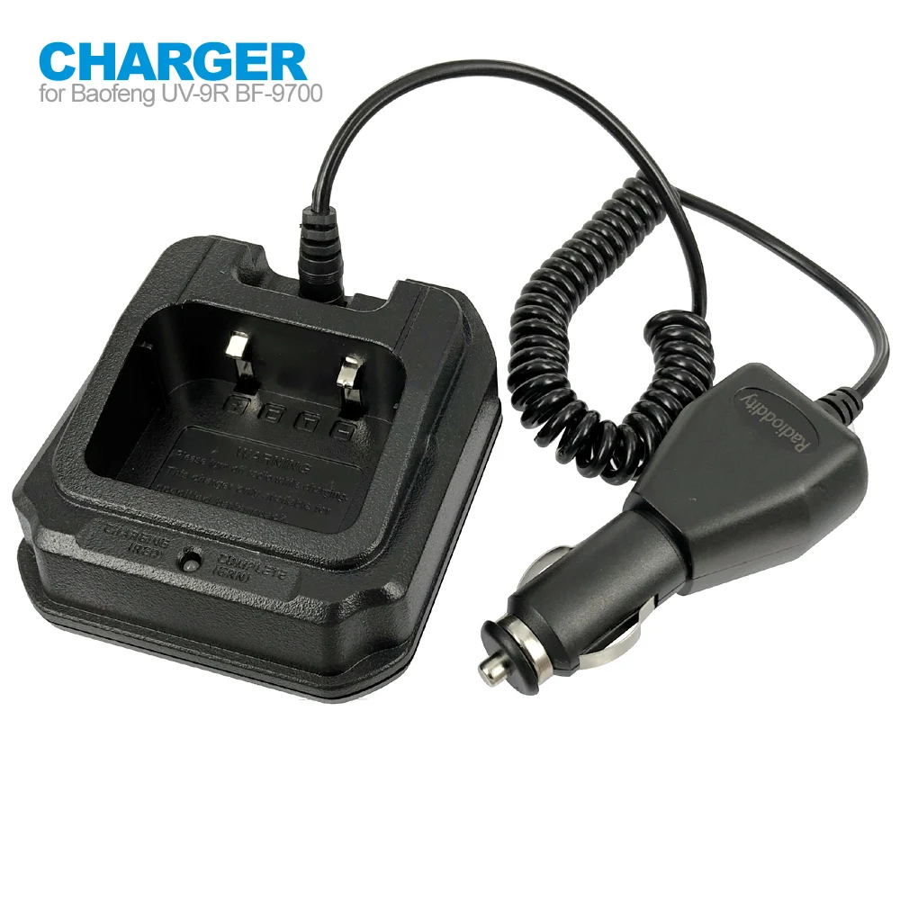 Автомобильное зарядное устройство CHR-9700 для BaoFeng BF-9700 UV-9R Plus BF-A58 UV-XR A-58 GT-3WP UV-5S UV-82WP