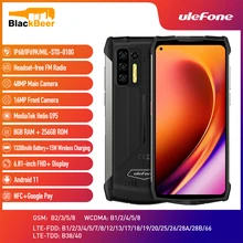 Ulefone Power Armor 13 Smartphone Android 11 8G+256G Cellphone IP68 Waterproof Rugged Mobile Phones 13200mAh Global Version NFC