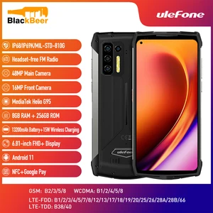ulefone power armor 13 smartphone android 11 8g256g cellphone ip68 waterproof rugged mobile phones 13200mah global version nfc free global shipping