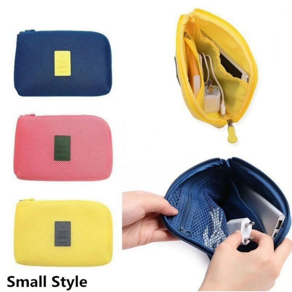 

Travel Cable Organizer Storage Bags Portable Digital USB Gadget Organizer Charger Wires Cosmetic Zipper Storage Pouch Kit Case