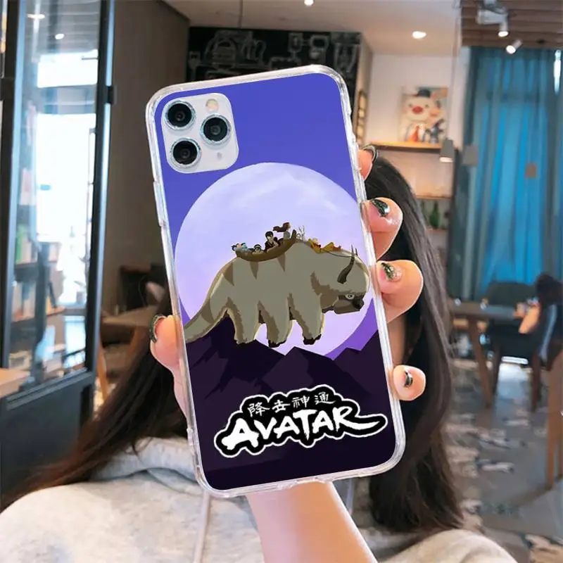 

Appa Cattle Avatar last avatar Phone Case Transparent soft For iphone 5 6 7 8 11 12 s c se plus mini x xs xr pro max