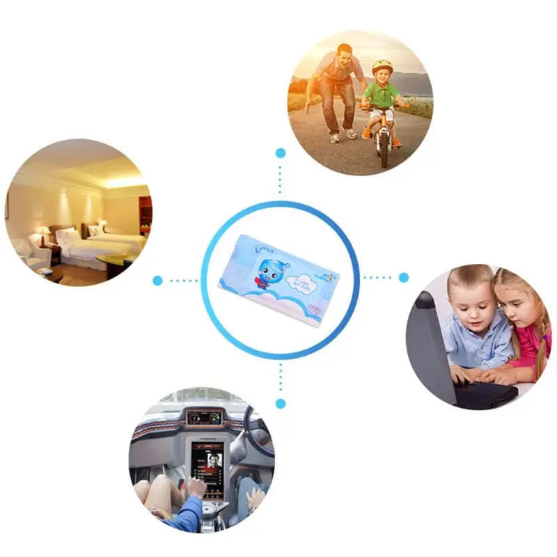 1 мешок одноразовые детские влажные салфетки путешествия портативный дети