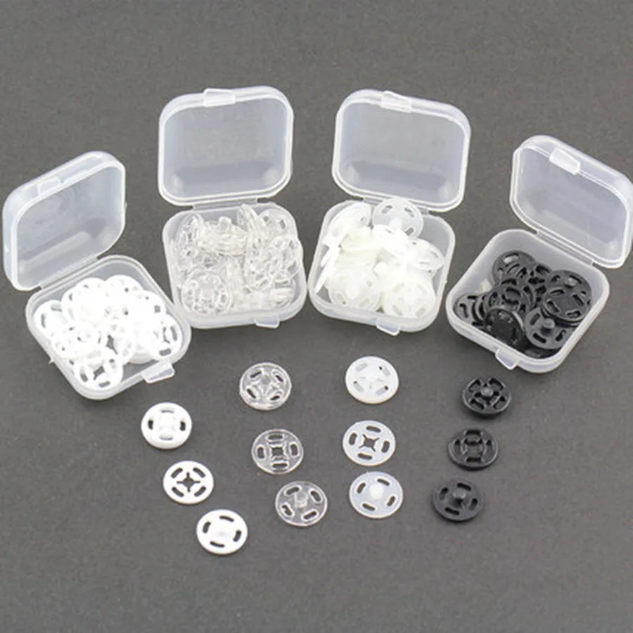 Милые кнопки декоративные пластиковые для детской одежды Швейные прозрачные DIY