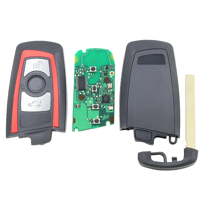 3 кнопки дистанционного ключа FSK 315 МГц YGOHUF5662 для BMW CAS4 + 5 7 F серии X5 X6 F20 F21 F30 F31 с PCF7945P