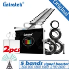 Усилитель сигнала 2 антенны GSM LTE WCDMA ретранслятор сигнала 900 2600 B20 B1 B3 B7 B8 мобильный телефон 5 полос усилитель сигнала для Европы