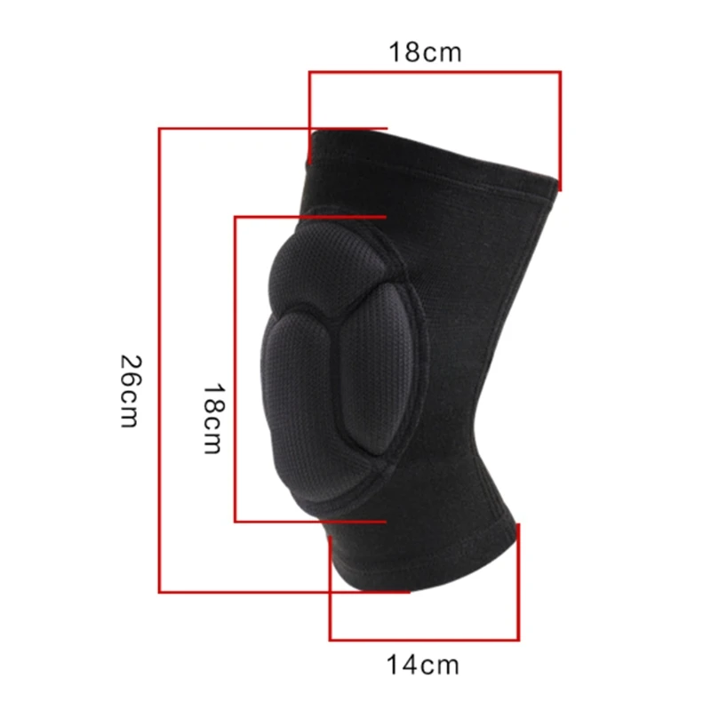 

1 Pair sport knee support with silicone pad spring protector patella knee sleeve for basketball running compression knee pads