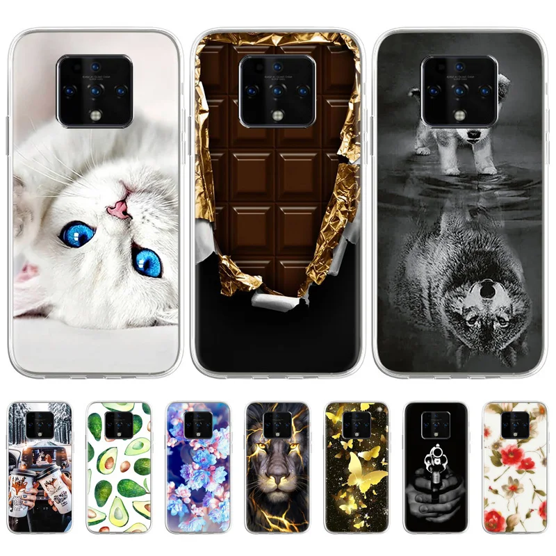

Soft TPU Phone Case For Tecno Camon 16 Pro 16 Premior CE9 Silicone Back Cover Painted Bumper Bag Shockproof Luxury Coque Funda