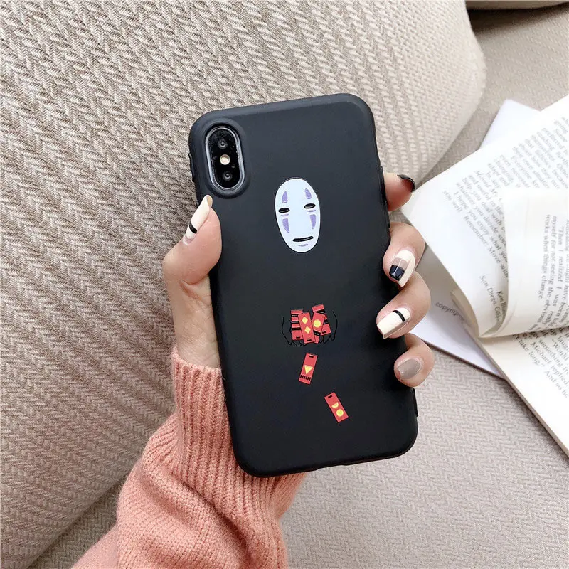 -2 JAMULAR японский мультфильм Тоторо чехол для телефона для iPhone 7 8 Plus 6S Plus Матовая силиконовая крышка для iPhone X XS MAX XR 11 мягкий чехол - Цвет: -2
