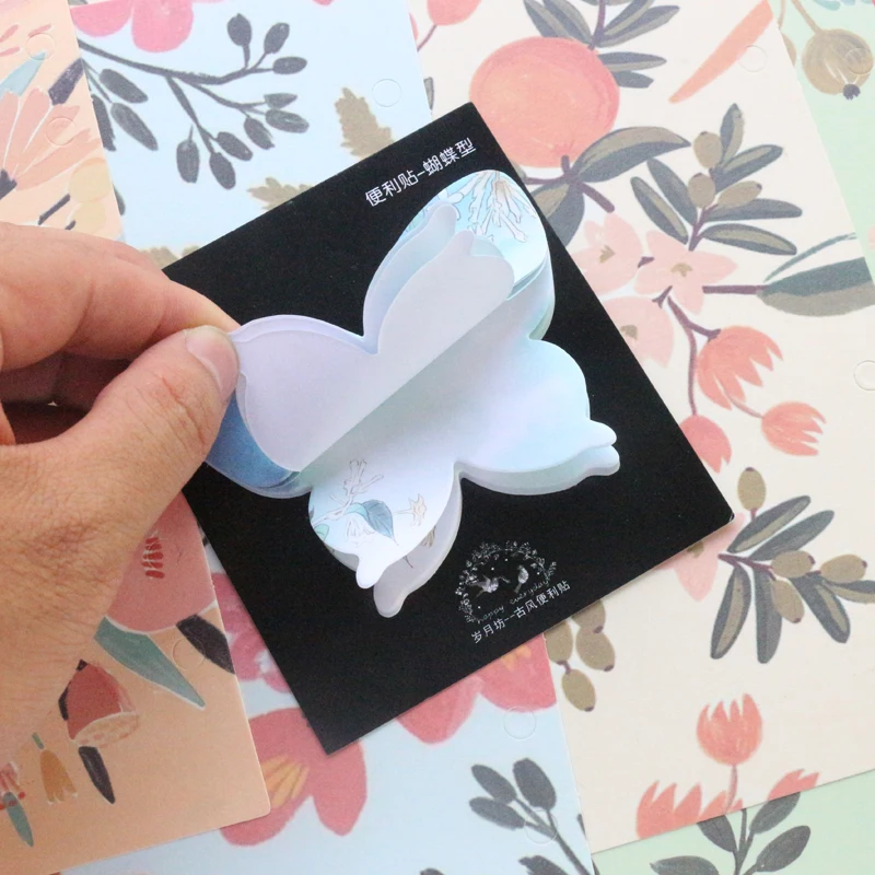 Domikee милый китайский дизайн школьные самоклеящиеся коврики для записей набор