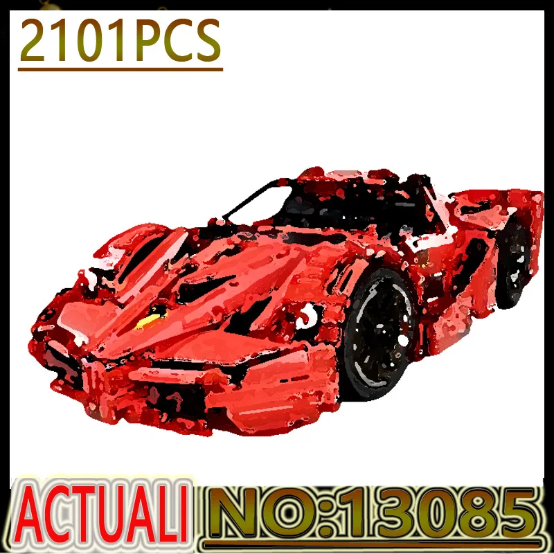 Горячая Распродажа MK13085 2101 шт. MOC высокотехнологичная серия Ferraried FXX F40 Enzo модель