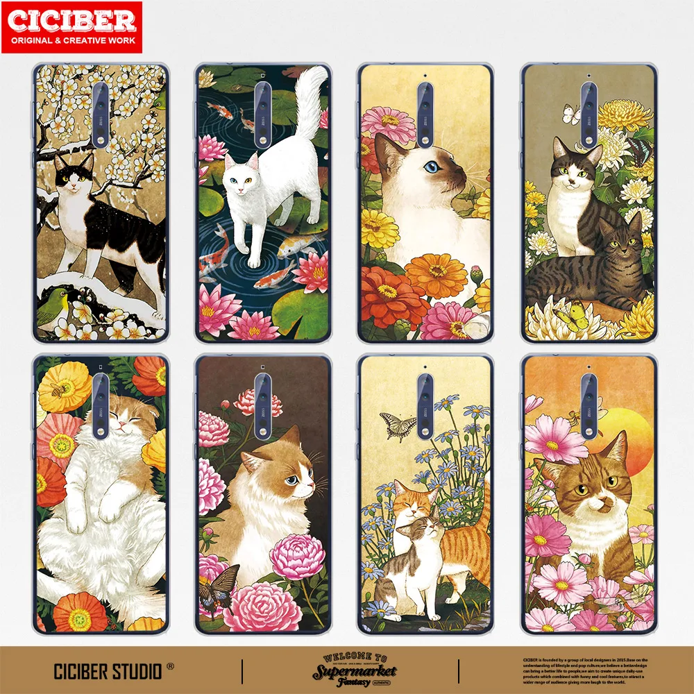 

Animal Cat Cover For Nokia 8 5.3 5.4 1.4 2.3 6.2 7 7.1 6 5 5.1 3 3.1 2.1 Plus Phone Cases for Nokia 9 8 PureView Sirocco Capa
