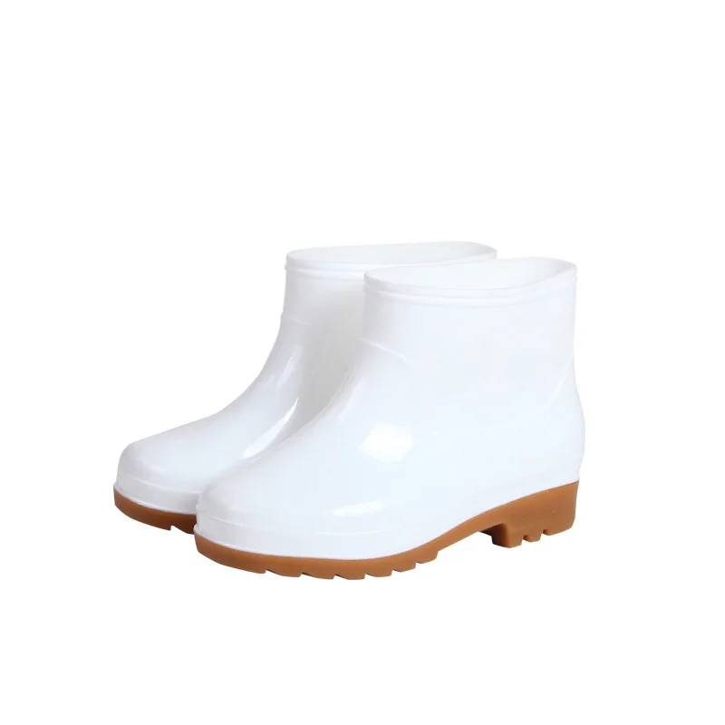 Мужские короткие бархатные ботинки с защитой от дождя Нескользящие