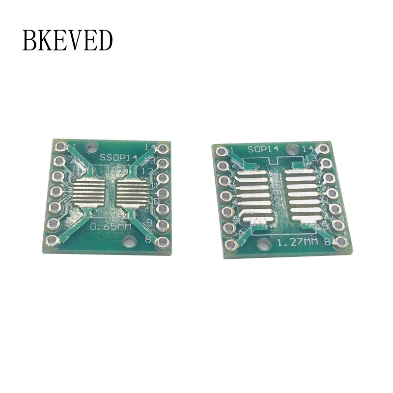 10 шт. TSSOP14 SSOP14 SOP14 для DIP14 PCB плата переноса DIP Pin шаг адаптер|Аксессуары