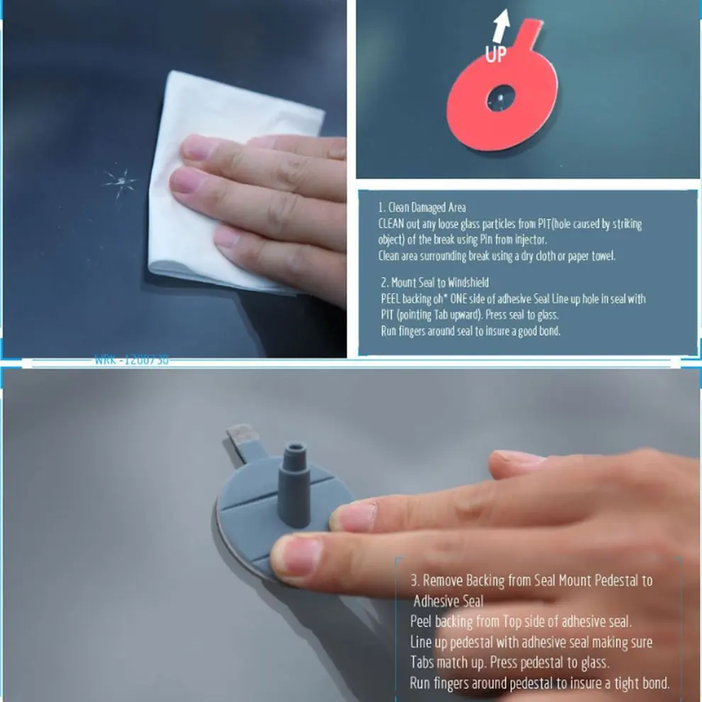 

Glass Repair Agent Car Windshield Repair Kit Tool Headlight Crack Repair Fluid