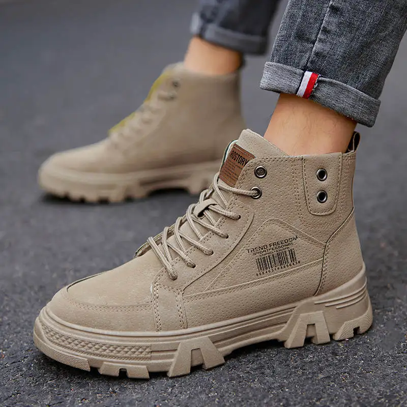 

Sport Shoes Male School Running Tennis British Style Sports Shoes Male Thick Bottomed Sneakers Man Portable Tennis Athlete 461G