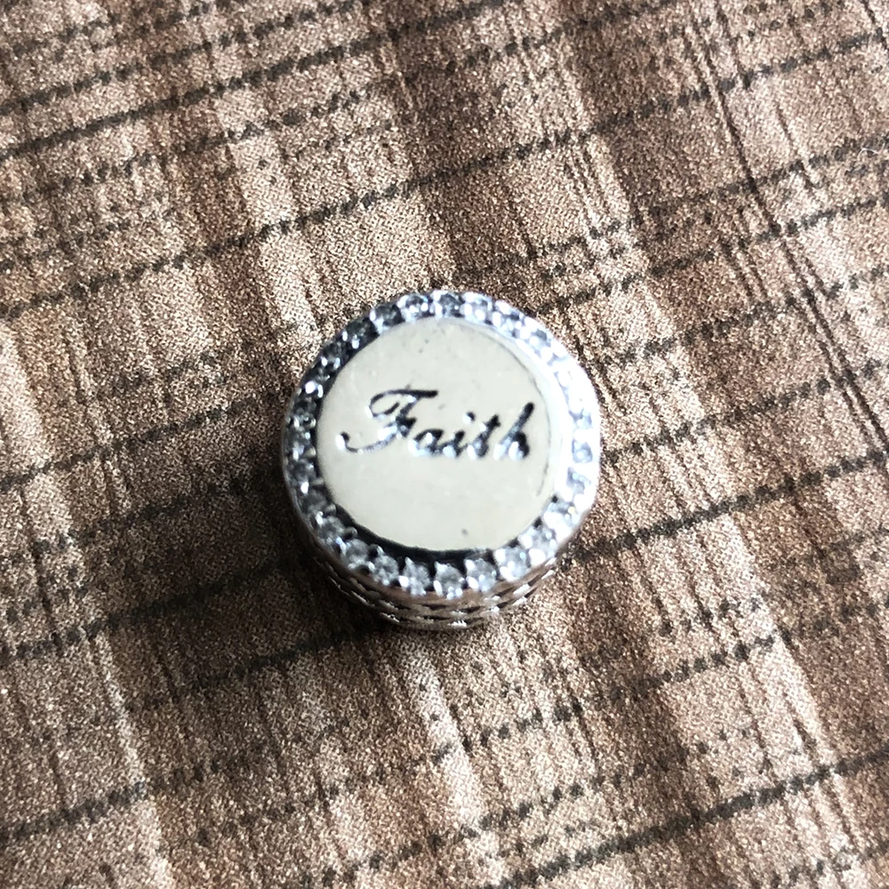 

Бусина-Шарм «на удачу» из серебра 925 пробы