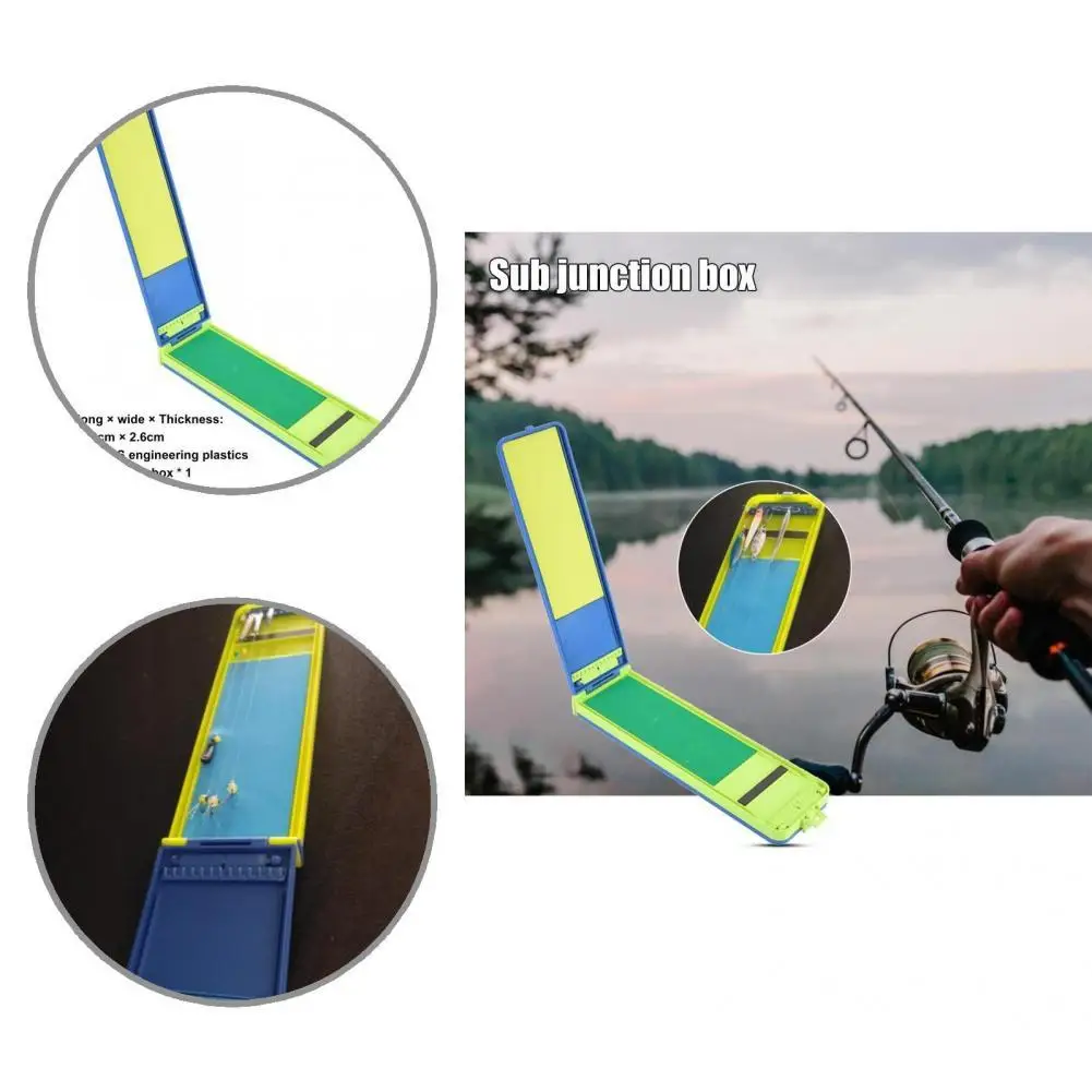 

Versatile Fishing Tackle Box Sturdy Plastic Anti-deformation Fishing Tackle Box Hair Rig Box Fishing Line Box