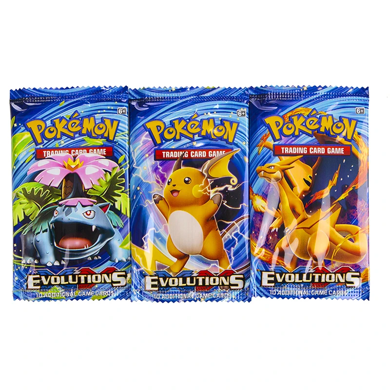 324 шт./коркор. Pokemon XY Card TCG: Evolution English Booster Box игра блестящая коллекция детский