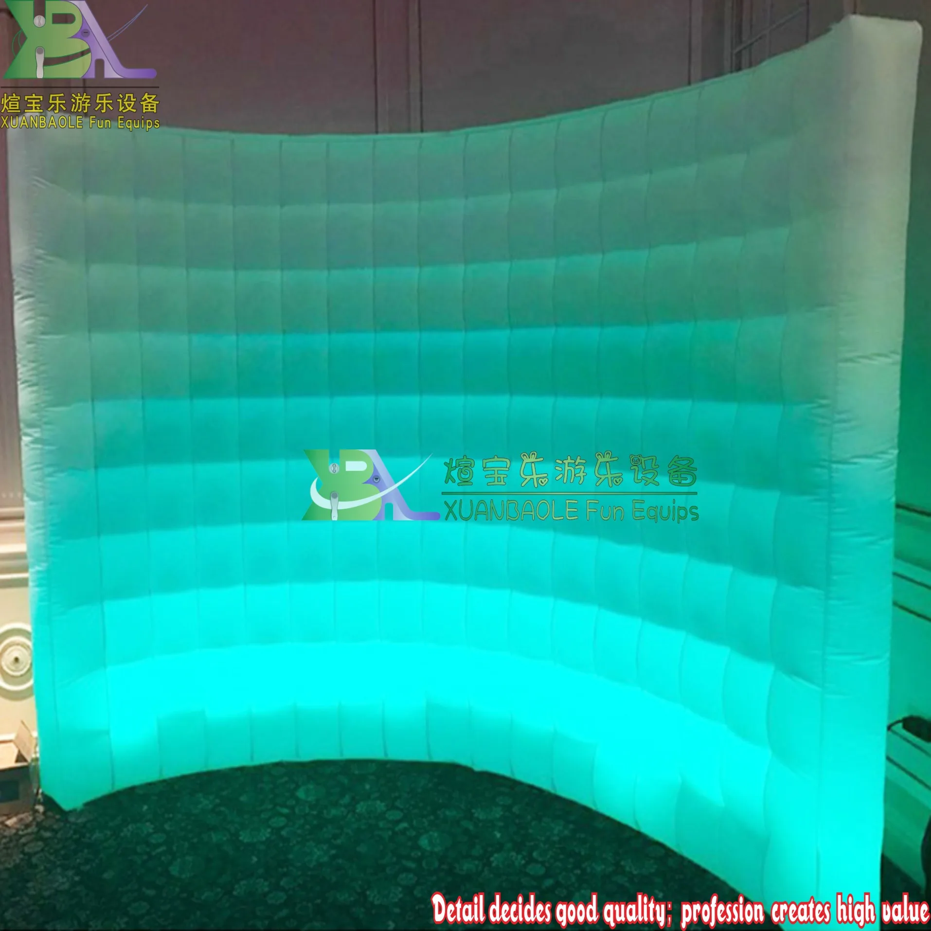 Дешевая светодиодная надувная настенная фотобудка для продажи | Надувные