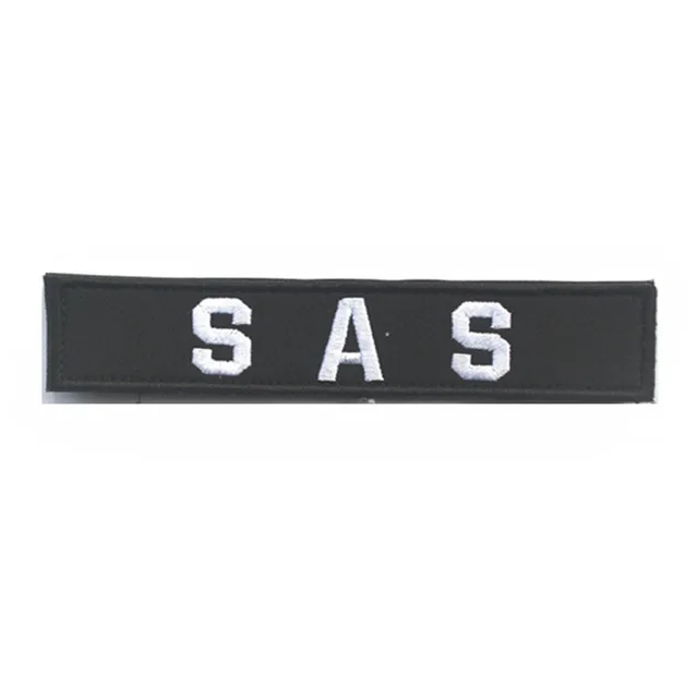 SAS EMBROIDERY 3 UKSF Великобритания специальная воздушная служба Британский спецназ SAS патч кто осмелится выиграть Вышитая эмблема патч значок - Цвет: SAS EMBROIDERY 3