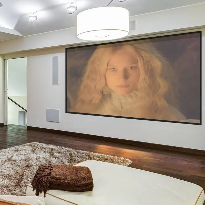 BlitzWolf BW-VS4 100/200 дюймовый проектор экран белый пластик с HD 4K Разрешение 160