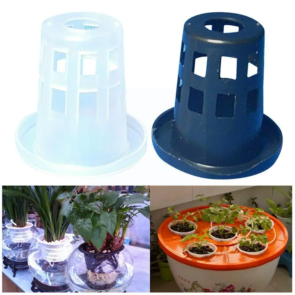 

Hydroponic Colonization Mesh Pot Net Cup Basket Hydroponic Grow Soilless Aeroponic Planting Clone Plant Nursery E2d2