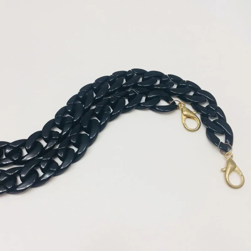 XMESSUN акриловые ремень с цепочкой из пластика Бисса пояс для женщин сумки части