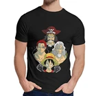 Футболка с круглым вырезом Luffy Gol D Roger Shanks silверы Rayleigh, удобная мужская футболка на заказ, оптовая продажа