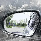 Автомобильное зеркало заднего вида, пленка на зеркало заднего вида, 2 шт., с защитой от запотевания, прозрачная, с защитой от бликов, водонепроницаемая пленка, для внешнего вида автомобиля
