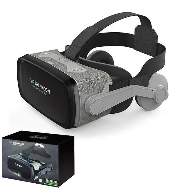 Новые VR3D очки гарнитура 3D очки одна машина VR профессиональное оборудование Поддержка Bluetooth беспроводное устройство - Цвет: Серый