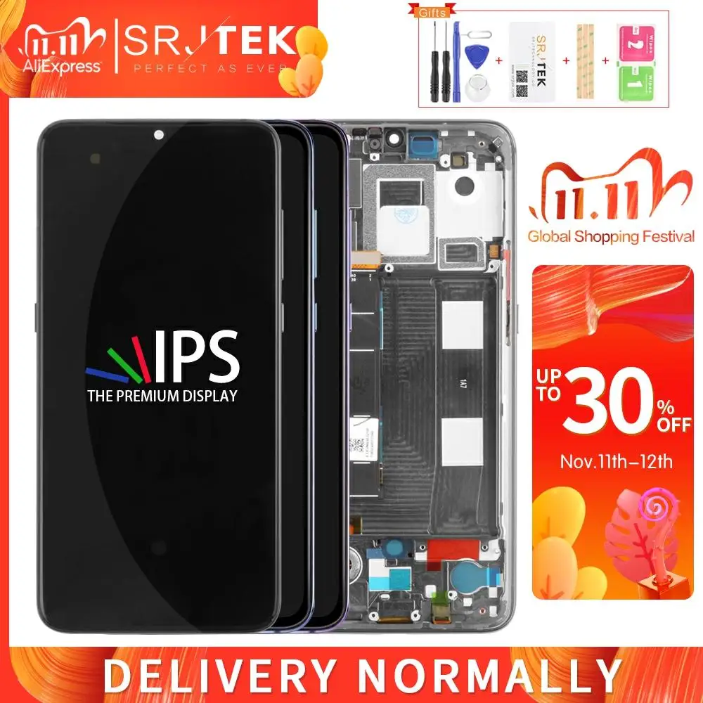 Сенсорная ЖК панель Srjtek для Xiaomi Mi 9 Pro сенсорный экран с дигитайзером стекло
