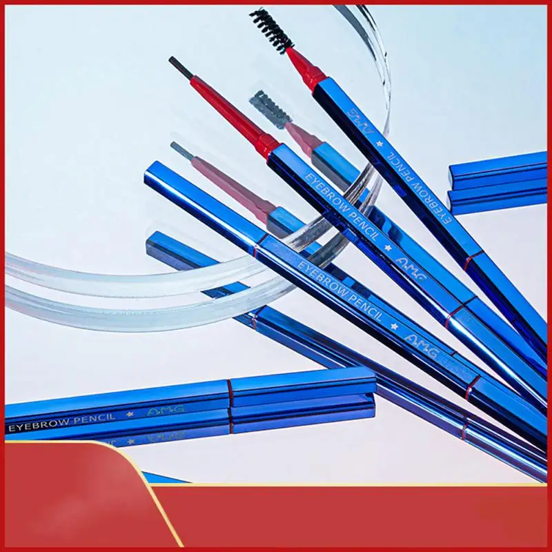 

Классический карандаш для бровей 2 в 1, двухсторонний карандаш для бровей, легко носить, Водостойкий карандаш для бровей, Женская Косметика д...