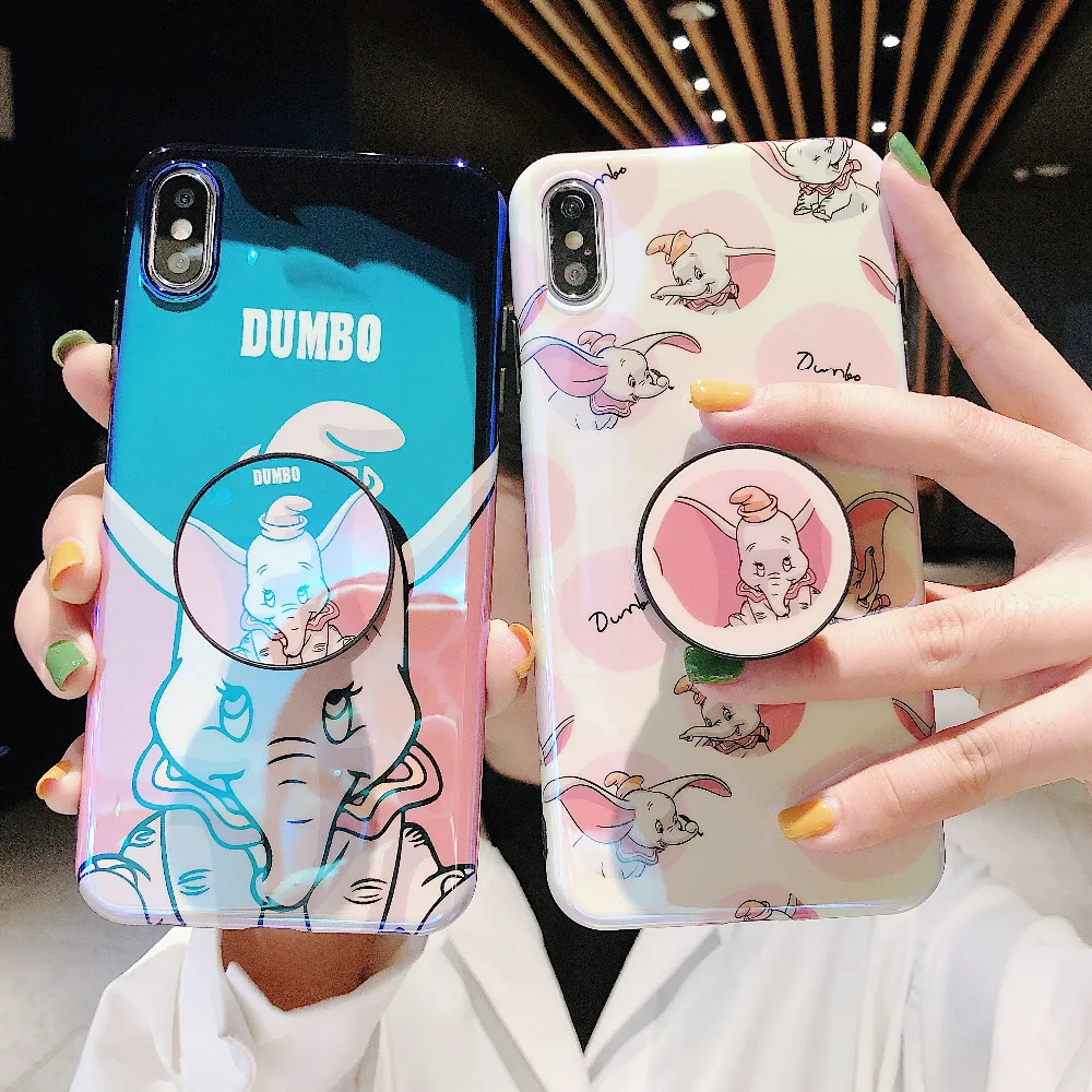 Для iphone 11 Pro Max Blu-Ray кронштейн Забавный мультяшный Мягкий мобильный чехол для телефона для iphone 6 6s 7 8 plus X XR XS максимальный чехол