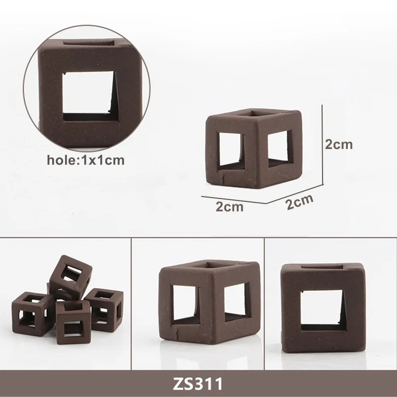 1/3/5 шт. Керамический квадратный аквариумный орнамент в форме морской звезды