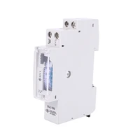 sul180a 15 minutes mechanical timer 24 hours programmable din rail timer time switch relay measurement analysis instruments new