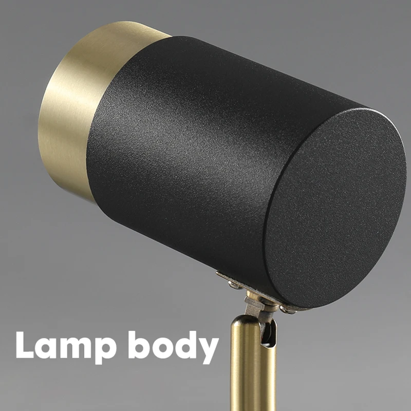 Светодиодный Трековый светильник регулируемый с углом наклона черная белая +