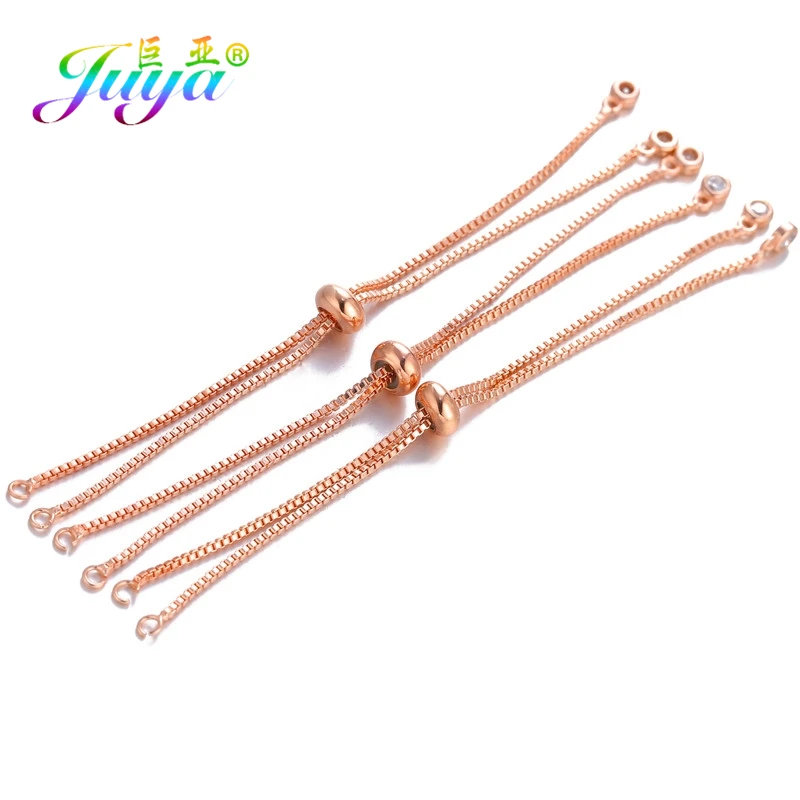 Rose Gold Juya, золото/серебро/розовое золото, китайский узел, дракон, цветок Хамса, соединитель, подвески для браслета ручной работы, серьги, аксессуары для изготовления - Цвет: Rose Gold