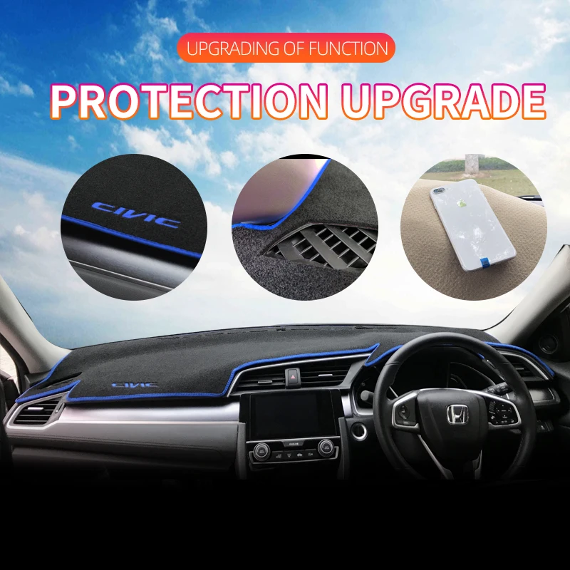 Модификация интерьера автомобиля десять поколений honda civic коврик для приборной
