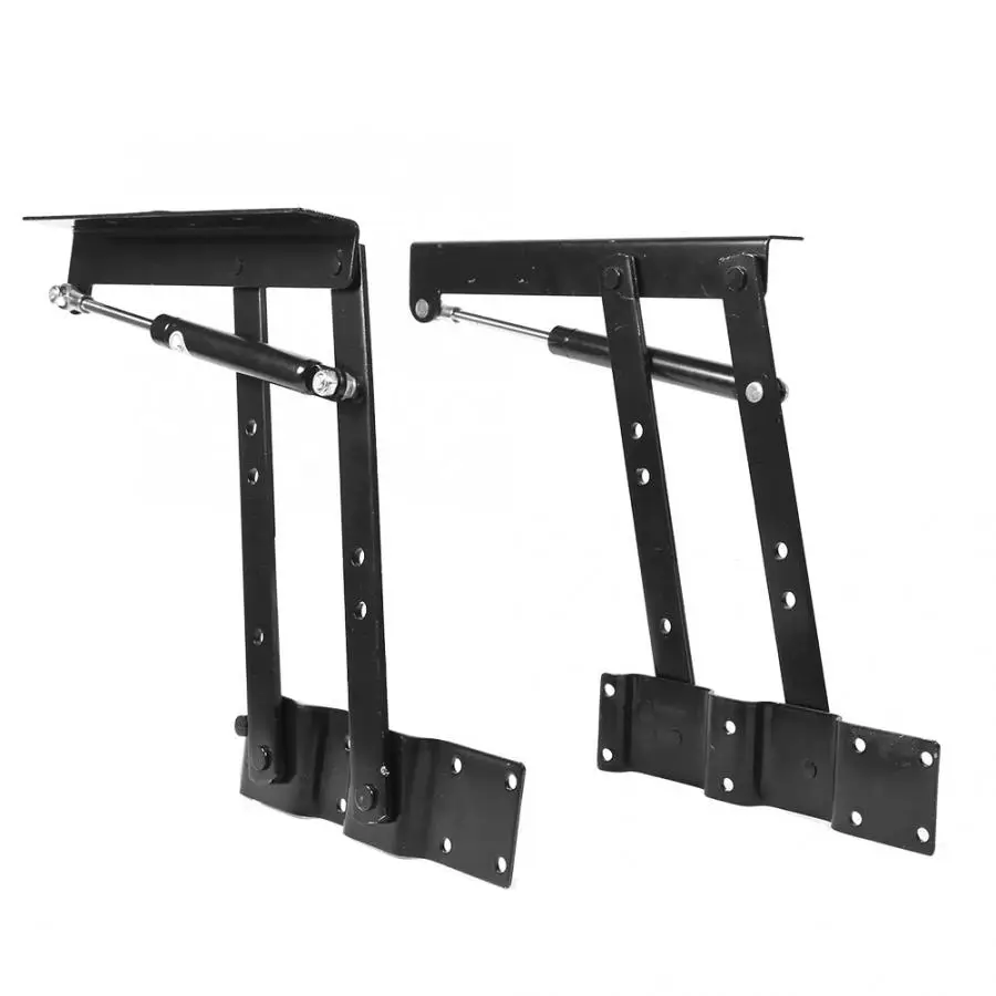 Quality A Pair Of Foldable TV Table Spring Hinge Hardware Lift Up Top Lifting frame Spring Coffee Table Legs