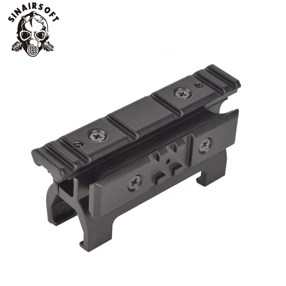 SINAIRSOFT алюминиевый сплав Riser Scope Mount Base Raiser Picatinny Weaverer Rail 20 мм Для Marui MP5 Охотничьи аксессуары черный