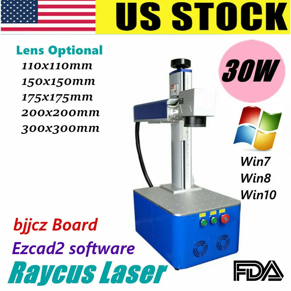 Integrated Fiber Laser Marking Machine with Raycus Laser