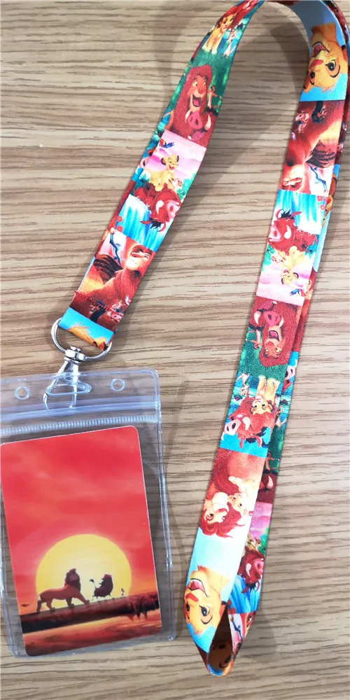 1 шт. мультяшный Король Лев Симба ПВХ Именной держатель для карт