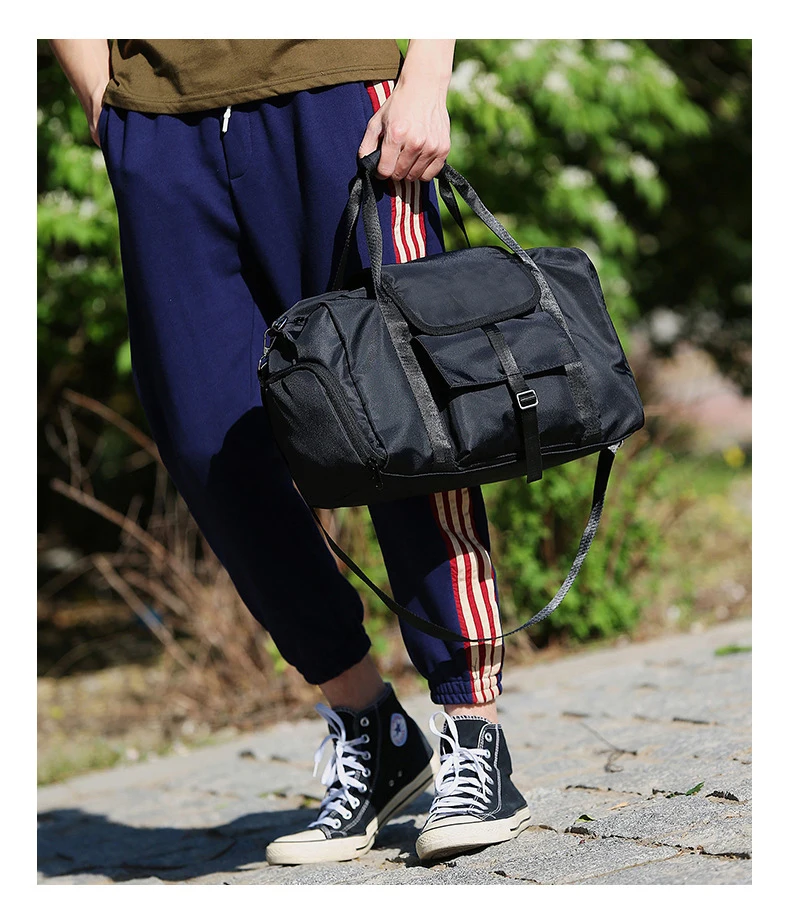 Sports Gym Bag Women's Yoga Bag Wet and Dry Separation Shoes Swimming Training Package Men's Cylinder Short Trip Hand Travel Bag