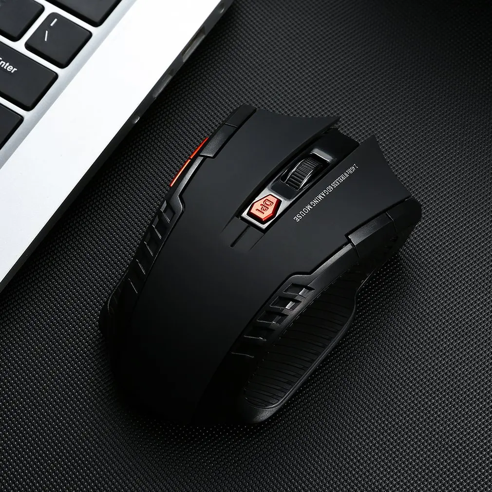 Беспроводная фотоэлектрическая мышь Gamer 2 4 ГГц беспроводная с приемником USB для